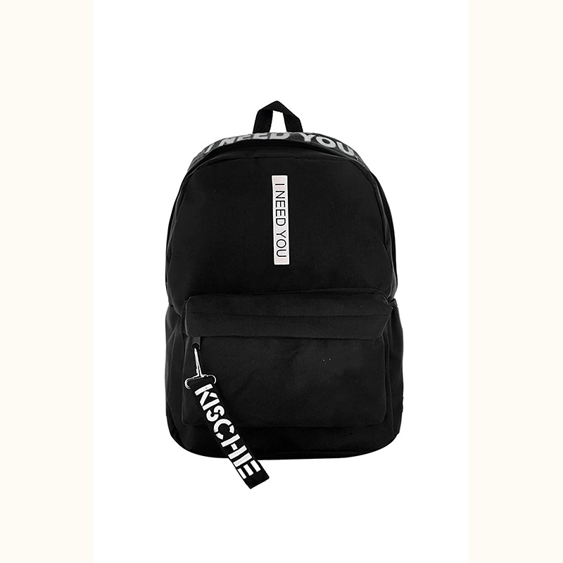 Backpack Lettering Detailed School Sports Bag