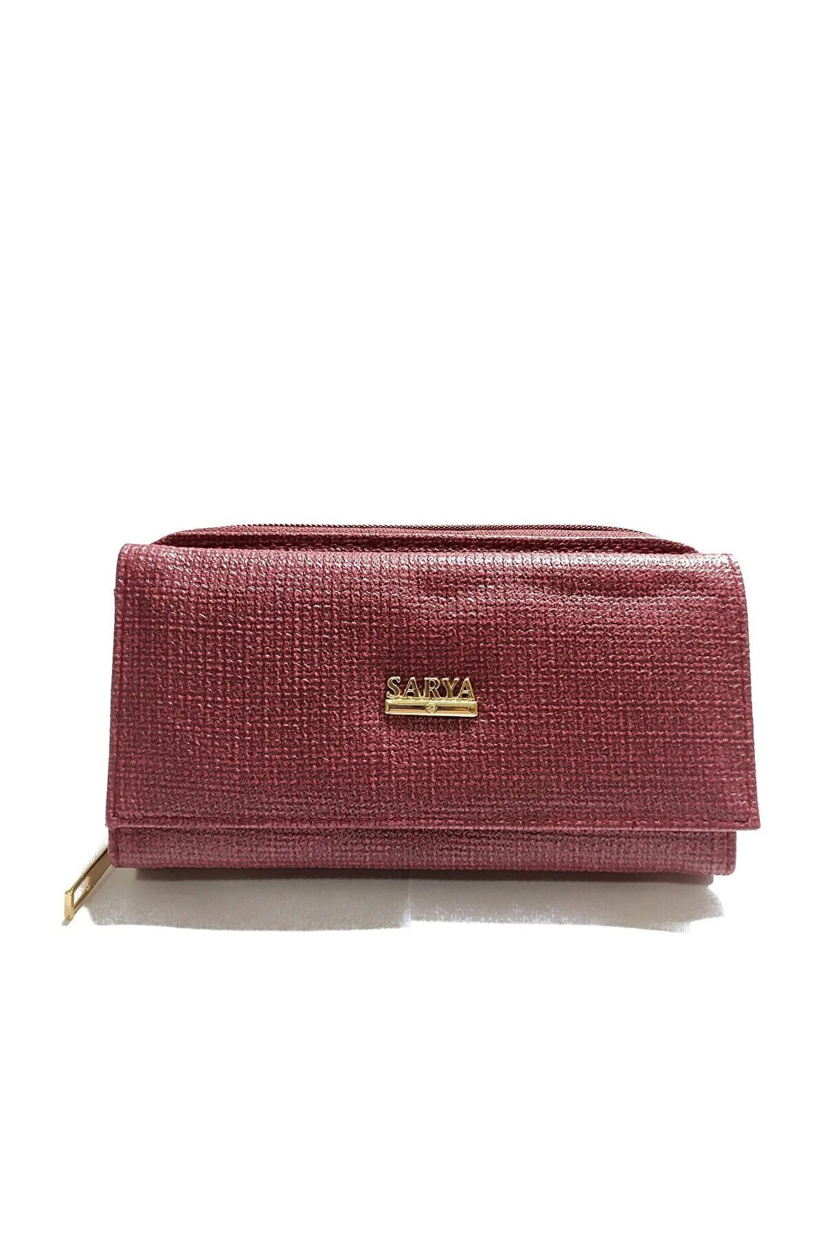 SARYA Women's Claret Red Shiny Wallet