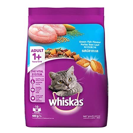 Whiskas Dry Cat Food with Ocean Fish 480G