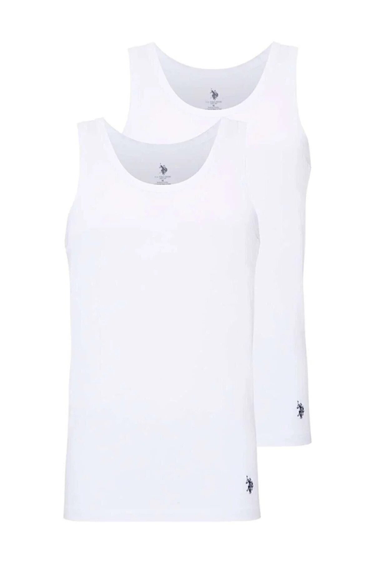 Men's White 2-Piece Undershirt