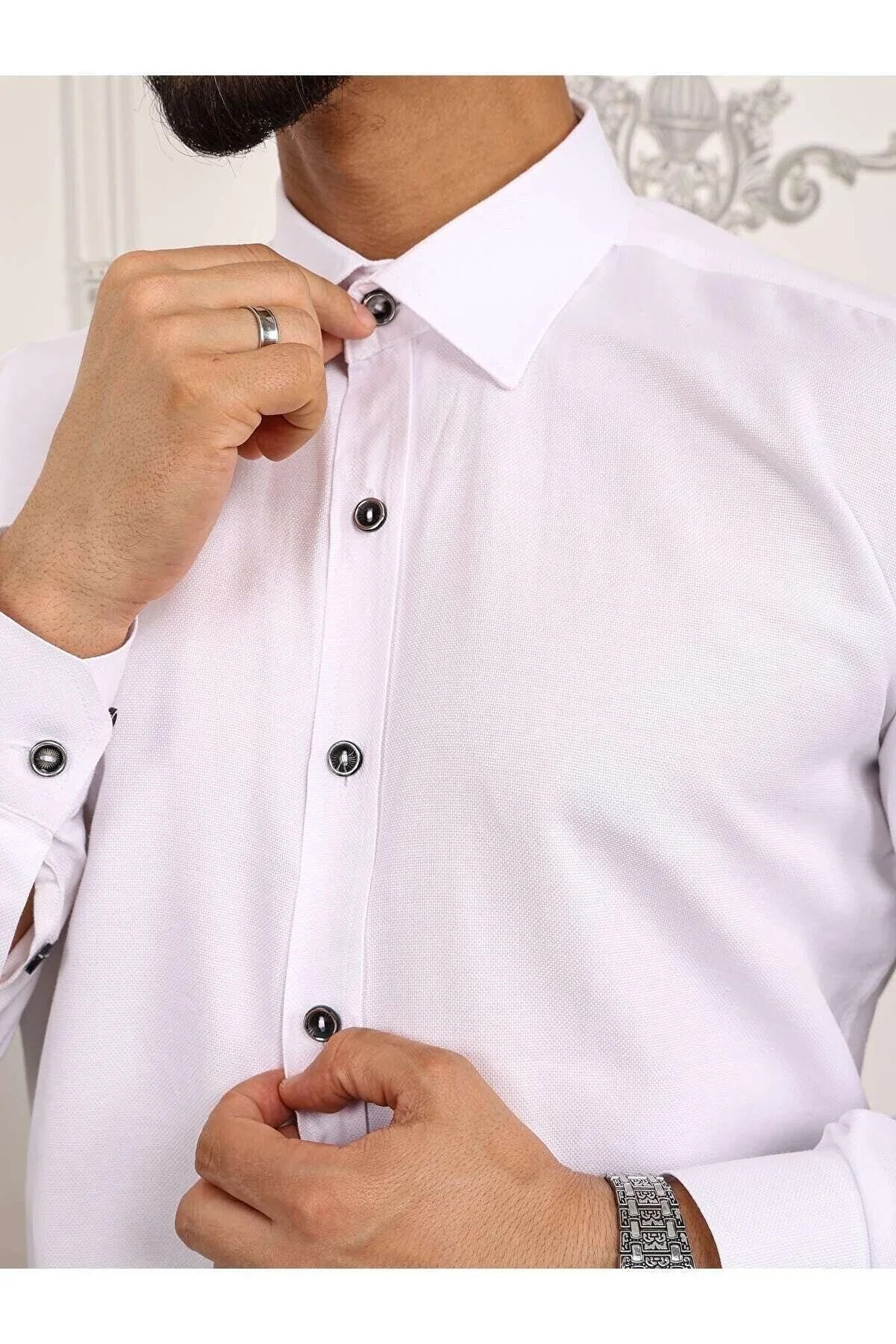 AKSAHİN COLLECTION  Slimfit Shirt with Gift