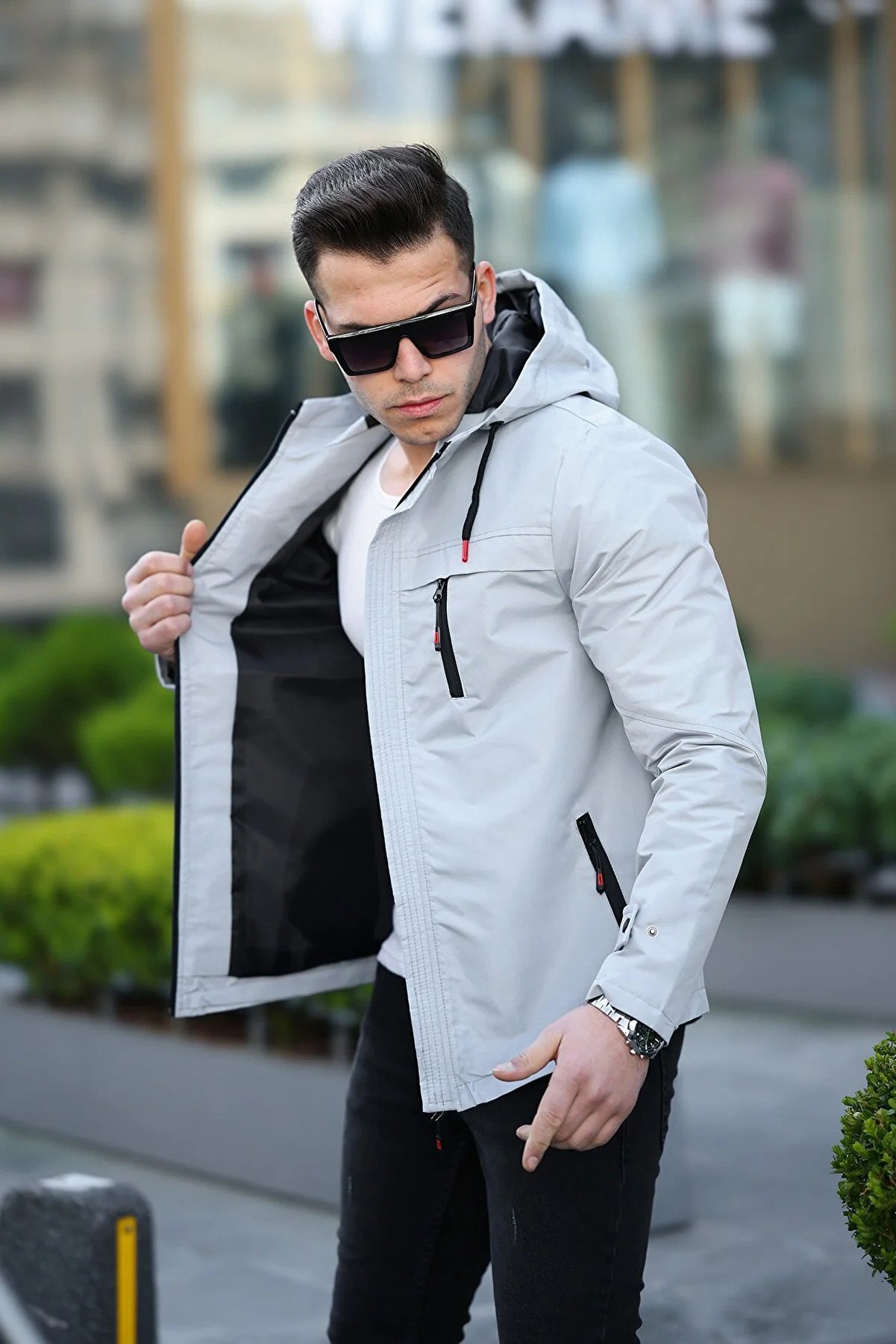Helen Goods New Season Hooded Men's Seasonal Jacket