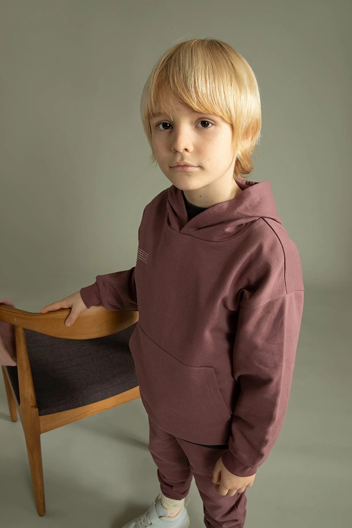 Defacto Boy's Oversize Fit Hooded Sweatshirt