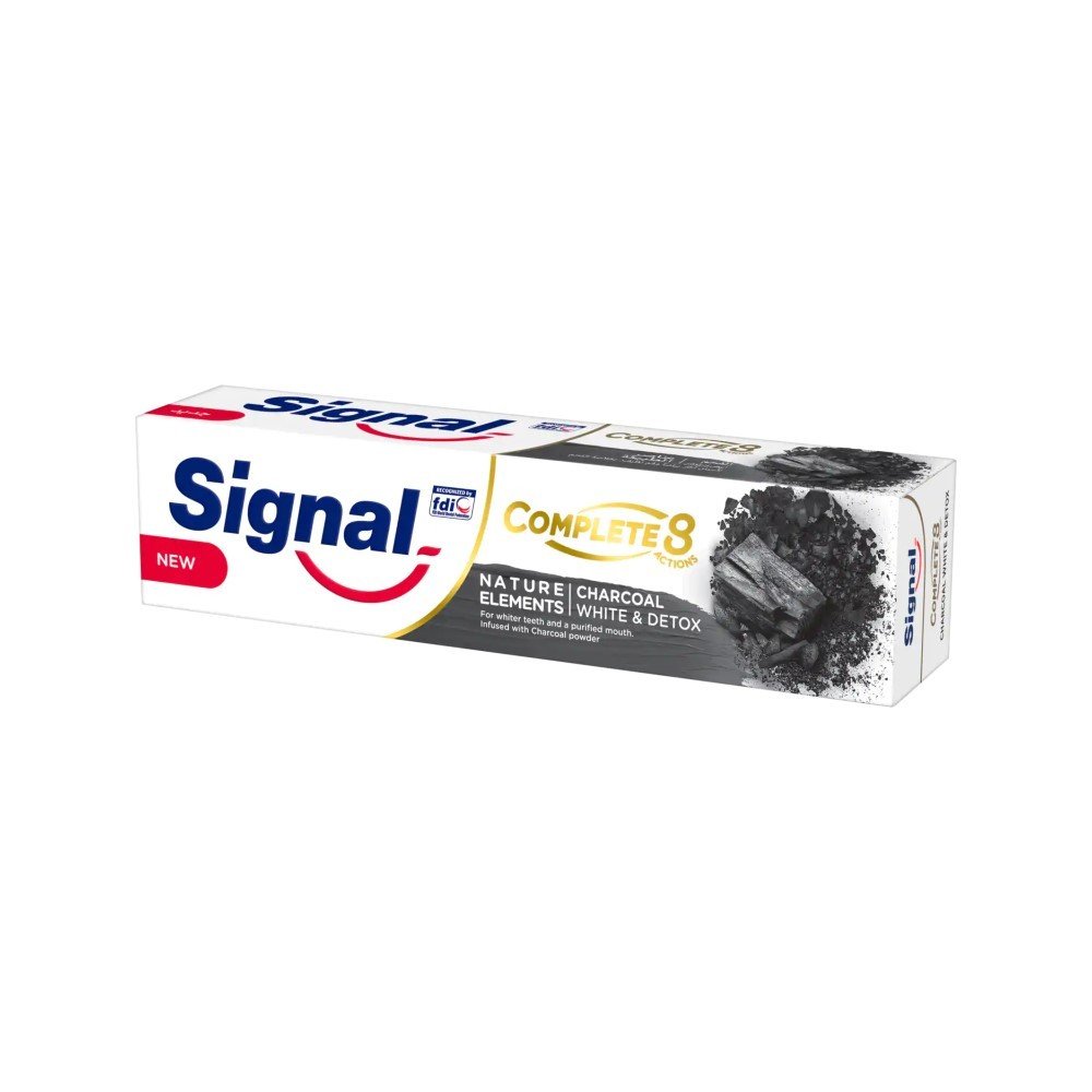 Signal Toothpaste Complete 8 Charcoal 2in1