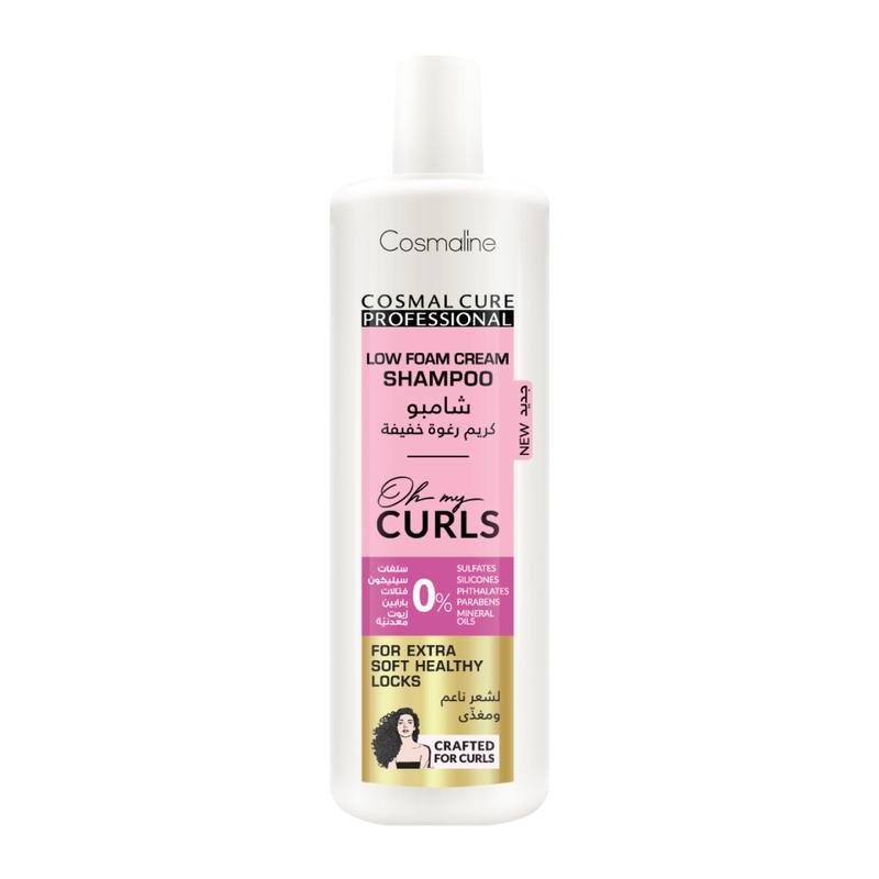 Cosmal Cure Professional Oh My Curls Cream Shampoo Low Foam 500Ml