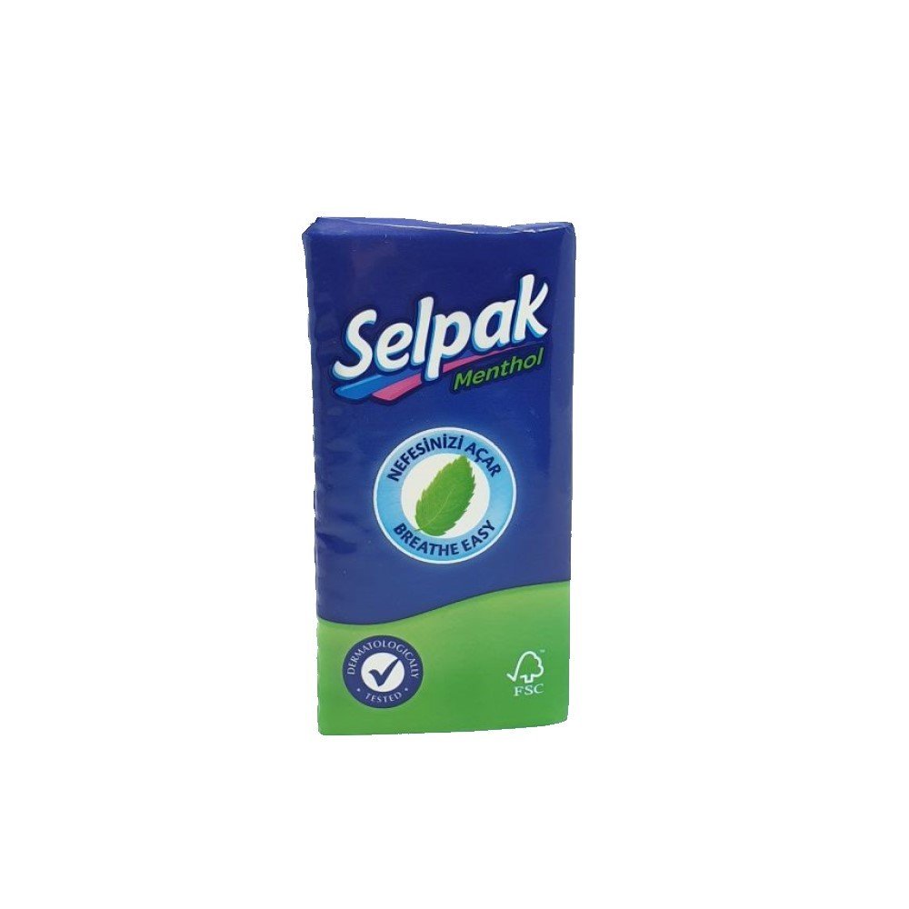 Selpak Hanky Mentholated 10pc