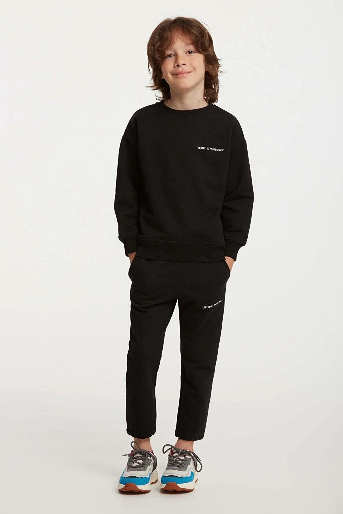 GRIMELANGE Majuro Boy's Set of 2 Embroidered Tracksuits