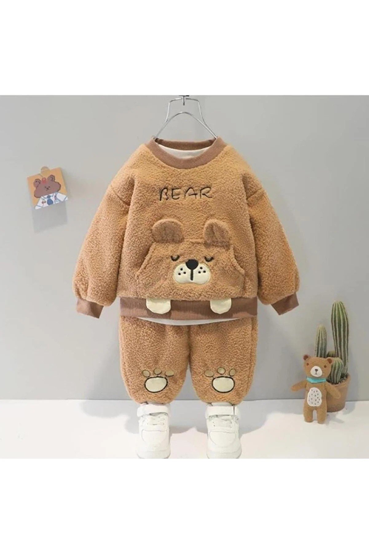 Bubito Winter Sweet Plush Bottom Top Set