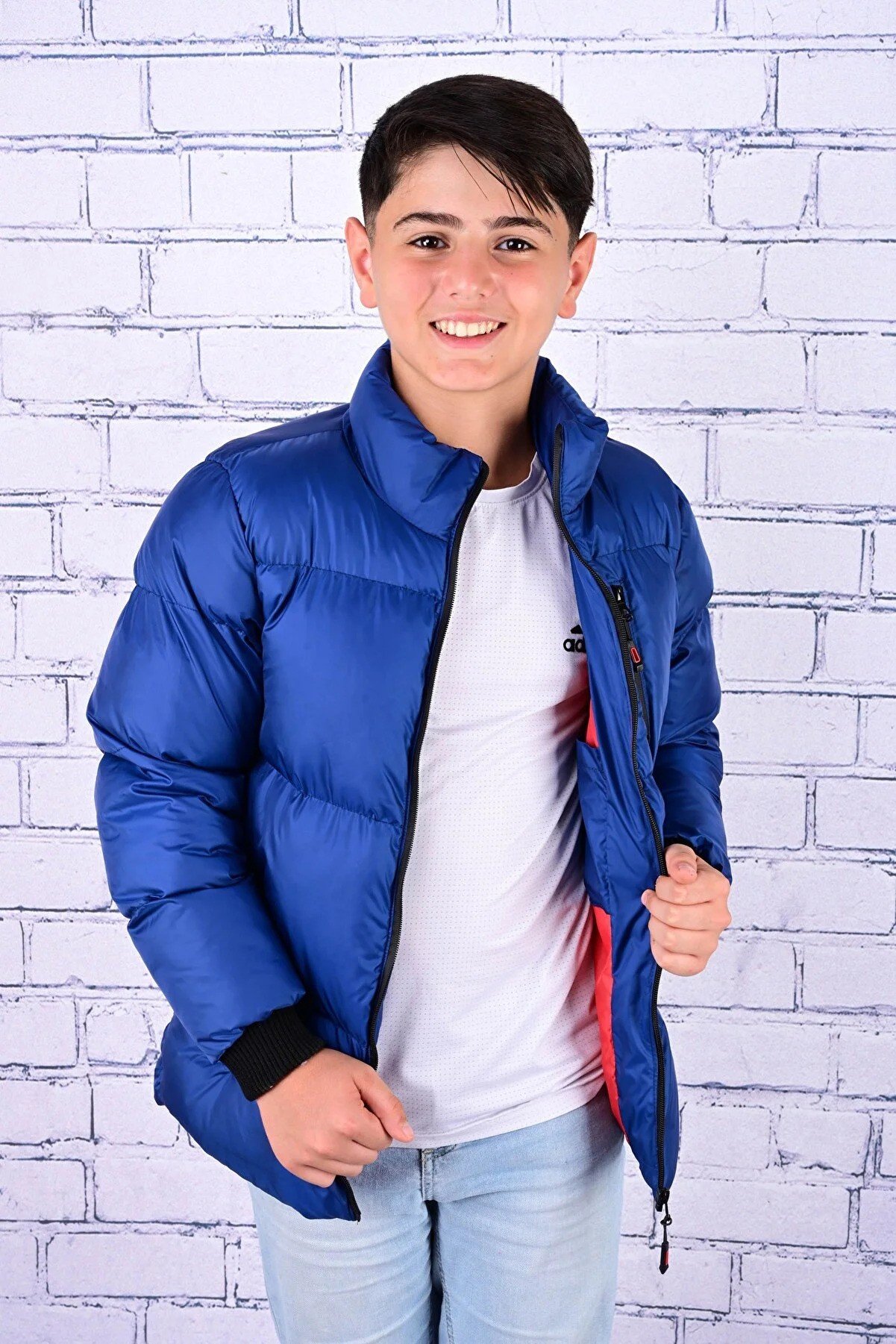 Han kids Han Kids Boy's Water and Windproof Winter Puffer Coat with Pockets
