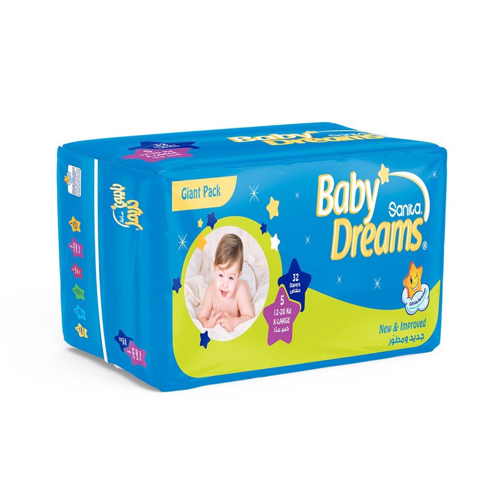 Baby Diapers Giant x-Large 12-20Kg Size 5