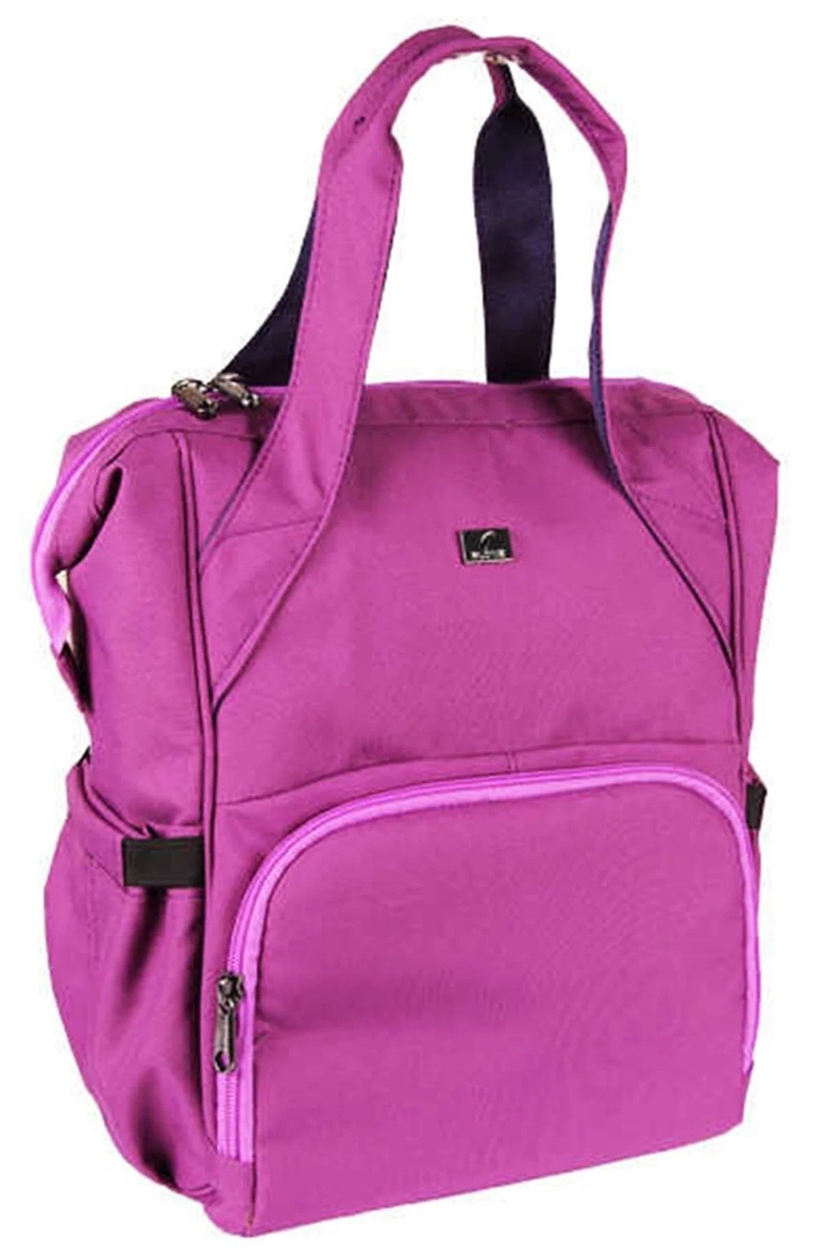 Alone Mother Baby Care Bag 9305 Purple Waterproof Baby Care Backpack