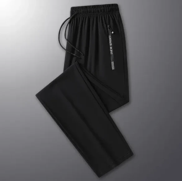 Sport Pants Men Track Pants Gym Ice Silk Pants