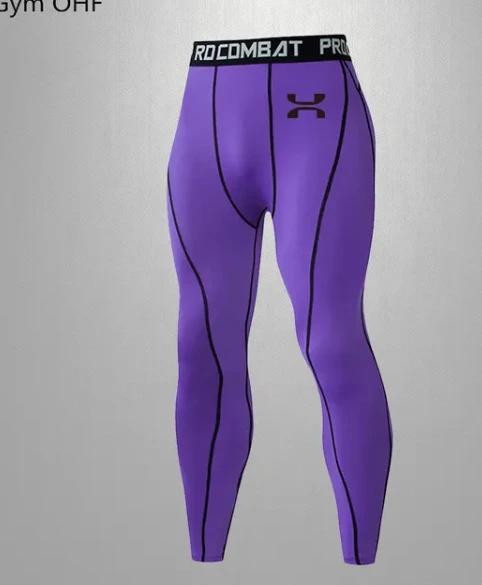 Men's Compression Pants Sports Running Tights Basketball Gym