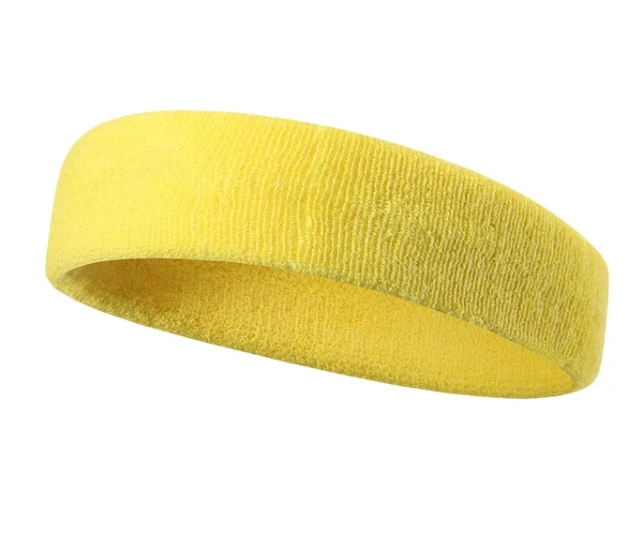 Cotton Elastic Sweatband Basketball Sports Headband