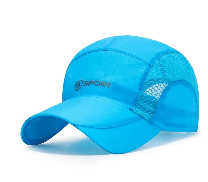 Summer Men Mesh Cap Cycling Running Cap Baseball Tennis Hat