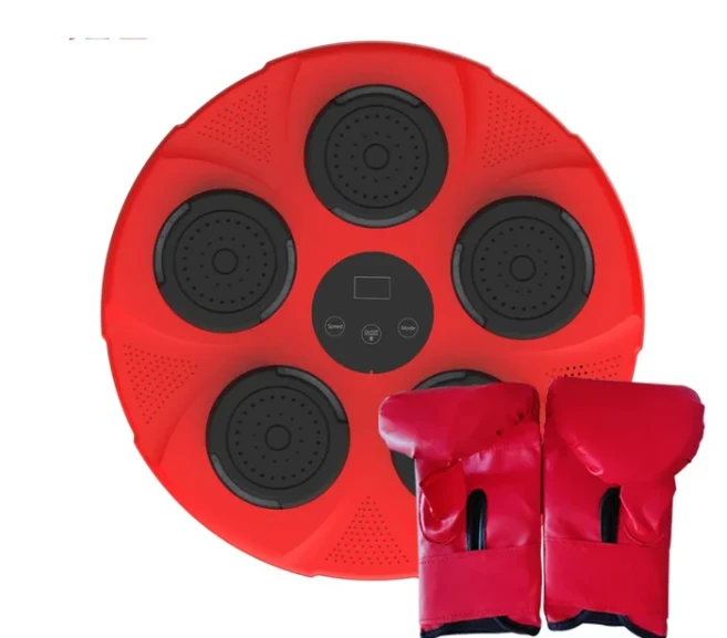 Boxing Machine with gloves Blueteeth Connected Smart Music Wall Target