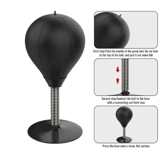 Pear PU Boxing Speed ​​Ball, Mop,Fitness,Training,Exercise