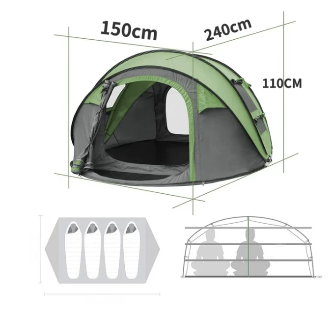 Outdoor Automatic Camping Tent