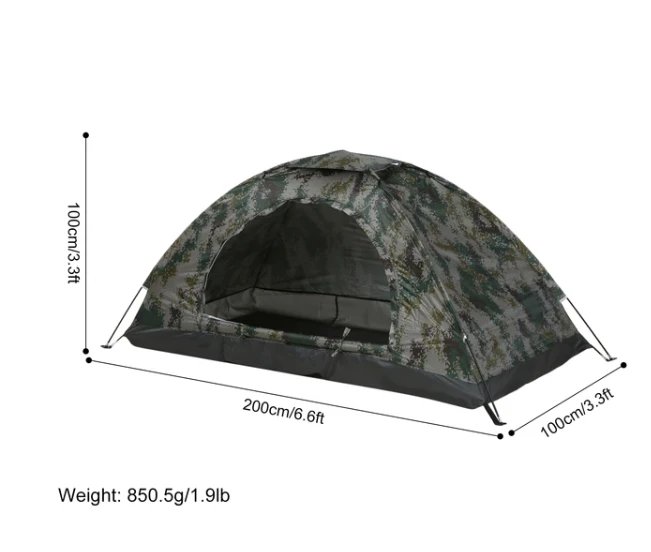 Ultralight Camping Tent Single Layer Portable Beach Tent