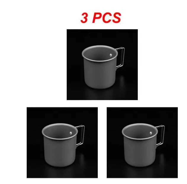 Camping Mug Aluminum Outdoor Kitchen Equipment Travel Cooking Set Cookware