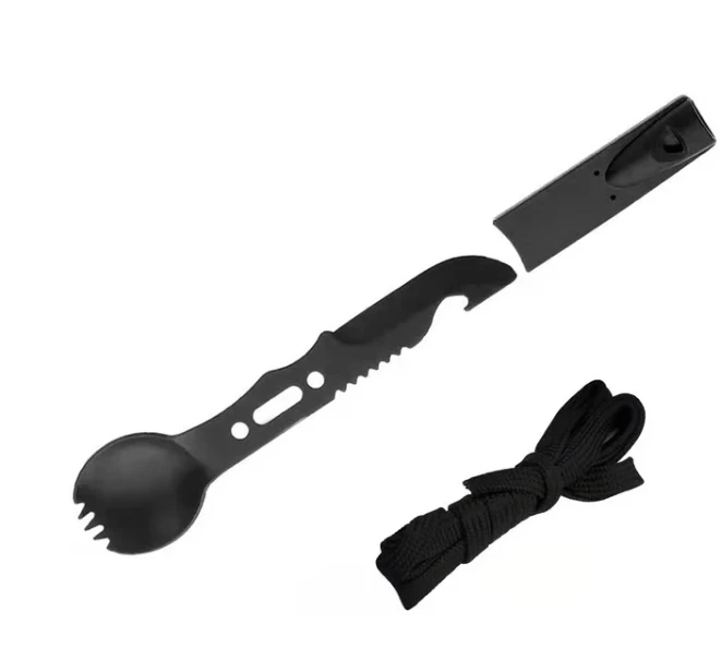 Camping Tableware Outdoor Stainless Steel Knife Fork Spoon