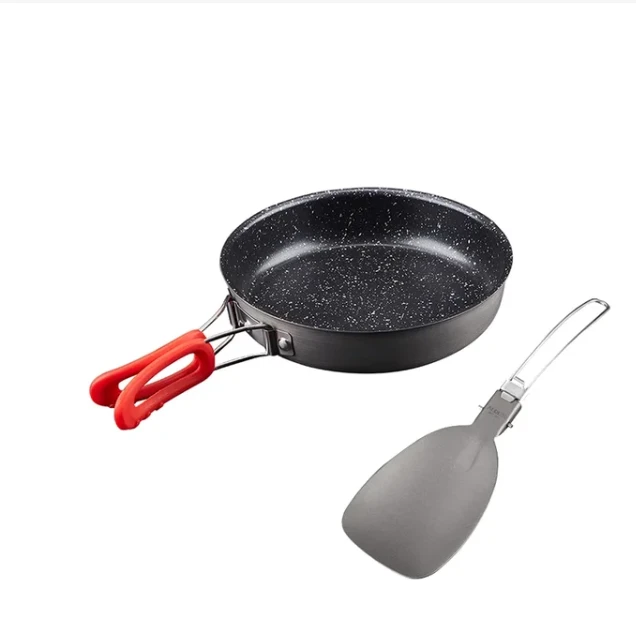 Alocs Camping Medical Stone Non-stick Frying Pan for Outdoor Cooking