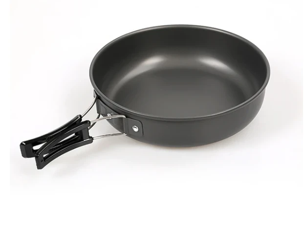 Camping Cookware with Foldable Handle Camping Cooking