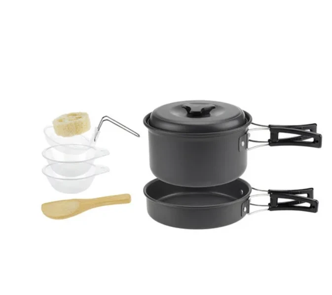Camping Cookware Set for 1-7 Persons, Lightweight
