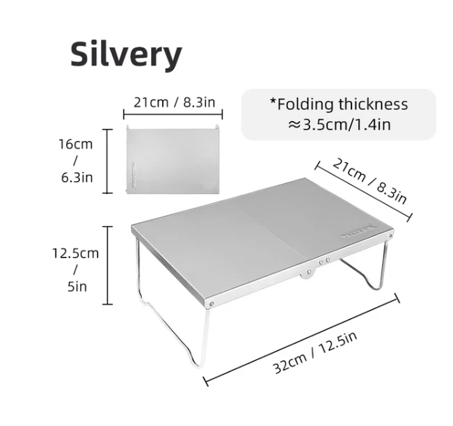 Ultralight Mini Outdoor Table Foldable Aluminum Alloy Camping Table