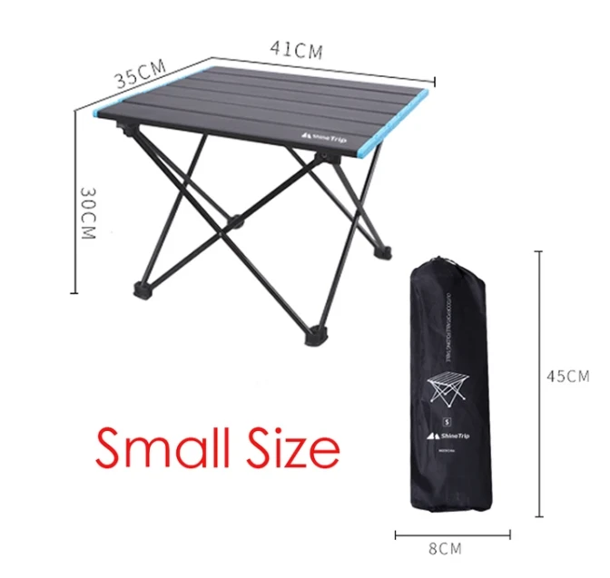 Table Folding Table Camping Portable Desk Ultra Light Aluminum
