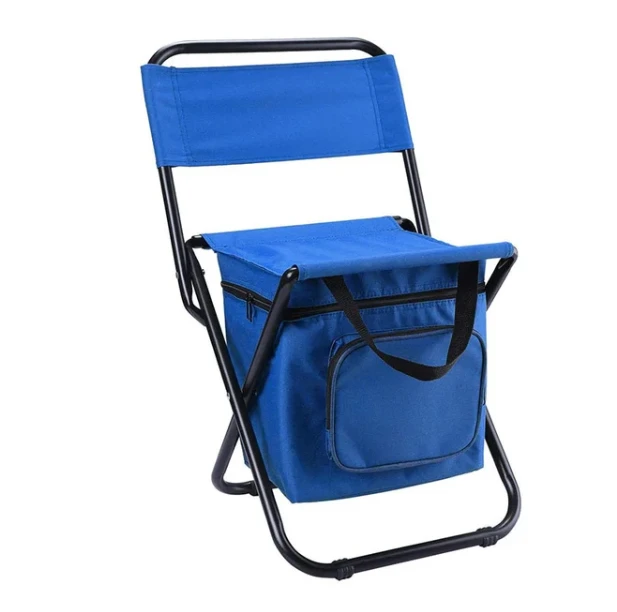 Outdoor Folding Ice Pack Chair with Storage Bag  Camping Fishing Chair