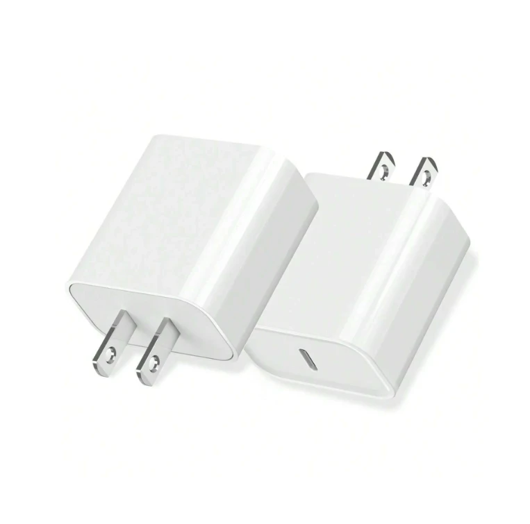 iPhone 15 Fast Charger Block, USB Type C Wall Charger 2Pack 20W PD Charging