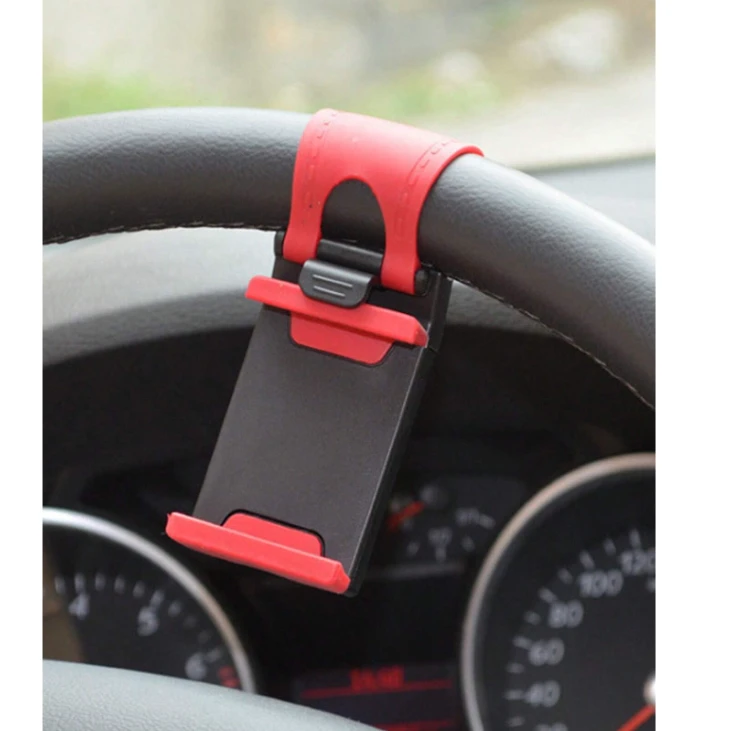 1 Pc Car Phone Holder, Car Steering Wheel, Phone Holder, Phone Holder, GPS Navig