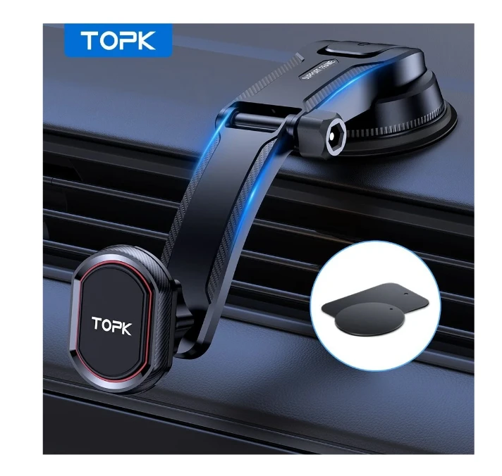 Magnetic Car Phone Holder [2023 Upgraded Version] Super Strong Magnetic Dashboar