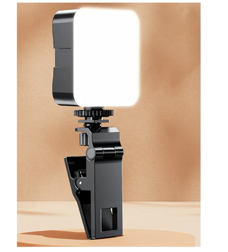 1pc Portable Mini Clip-on Fill Light, Selfie Ring Light