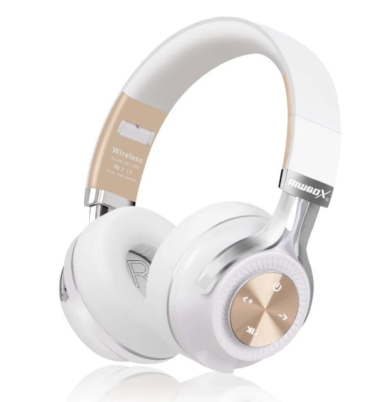 Riwbox XBT-880 Wireless Bluetooth Headphones Over Ear with Microphone
