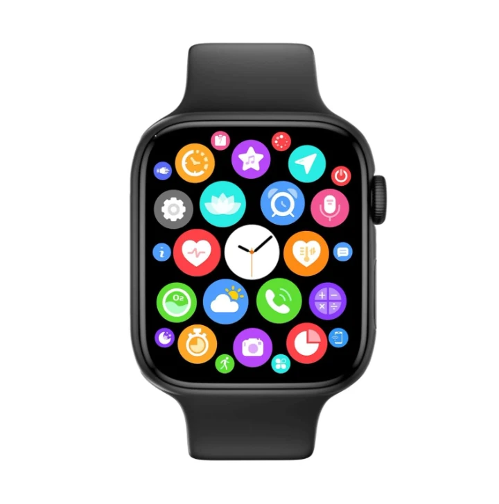 1pc Men Women Sporty Smartwatch With Full Touch 2.05inch Square Screen
