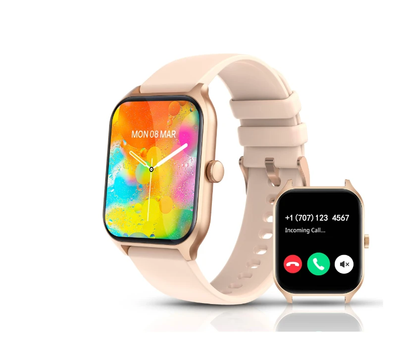Smart Watch, 1.96-Inch HD Touch Screen Smartwatch with Text and Call, Heart Rate
