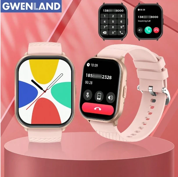 Smartwatch For Men And Women Gift, 2.01 Inch Full Touch Screen Smartwatch