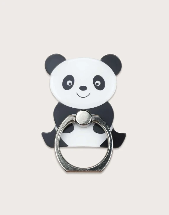 Cartoon Panda Phone Ring Holder
