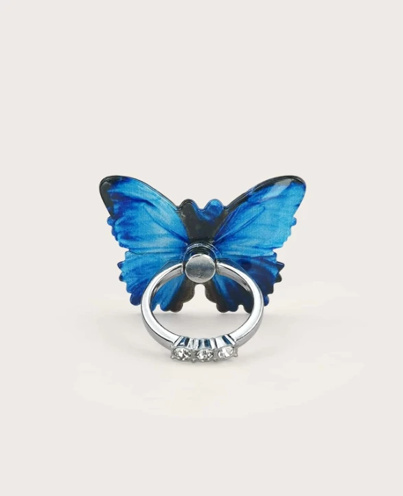 Butterfly Shaped Phone Ring Holder
