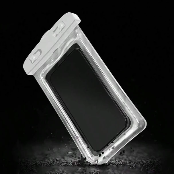 1pc White Transparent Outdoor Scuba Diving Swimming Waterproof Phone Pouch