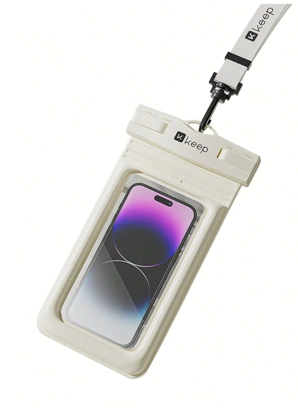 Keep 1pc Waterproof Phone Case With Touch Screen Function