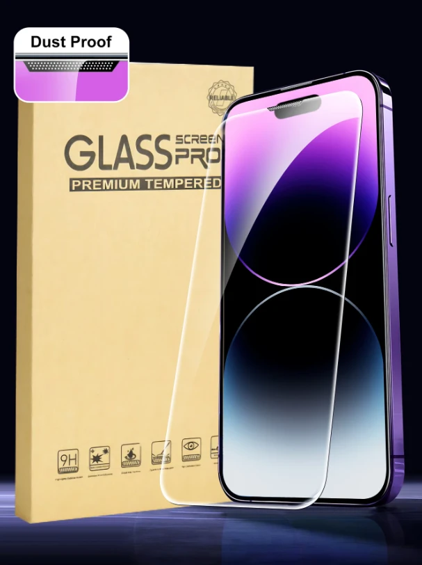 1pc Tempered Glass Screen Protector Compatible With iPhone