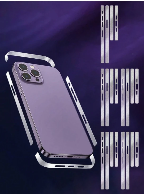 5sets Matte Hydrogel Phone Edge Film Compatible With iPhone15/15Plus/15Pro/15Pro