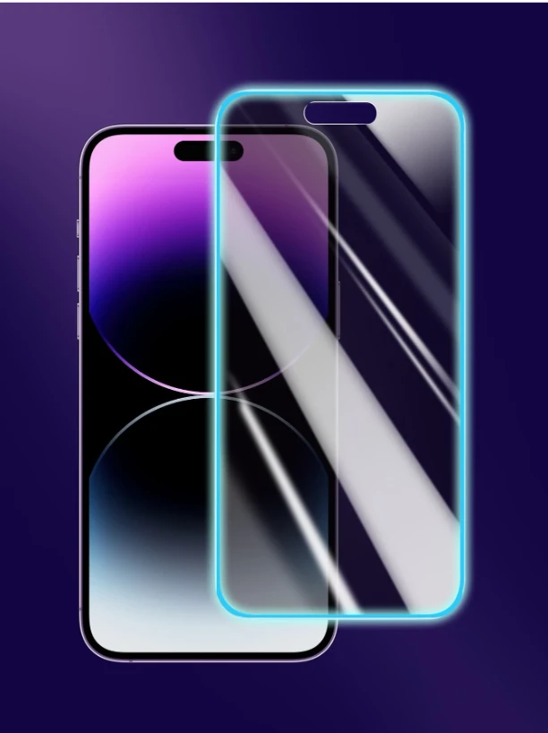1pc Luminous Screen Privacy Protection Film Compatible With iPhone15/15Plus/15Pr