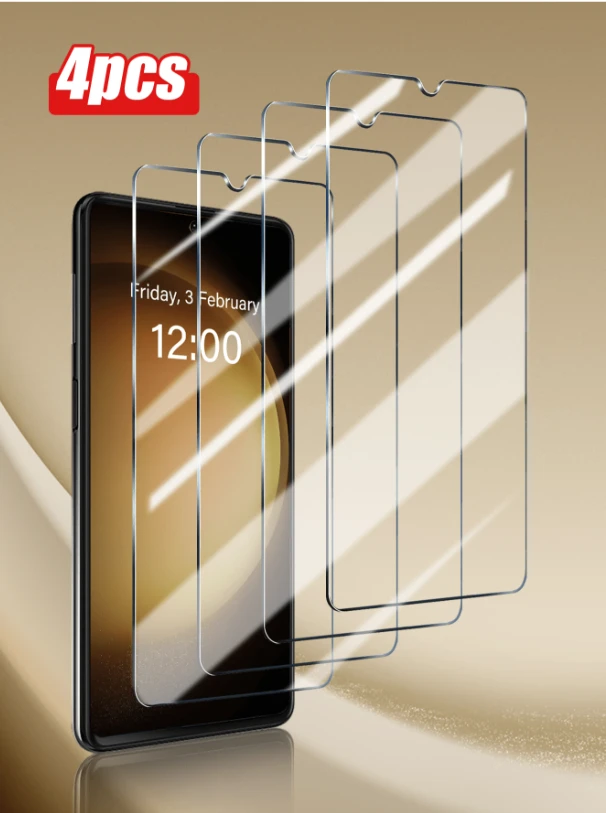 4pcs High Definition Tempered Glass Screen Protector For Mobile Phone Samsung Ga
