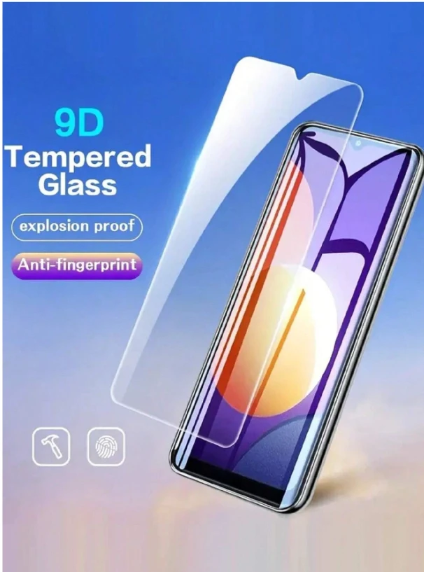 1pc Full Screen Transparent Tempered Glass Screen Protector, Compatible With Sam