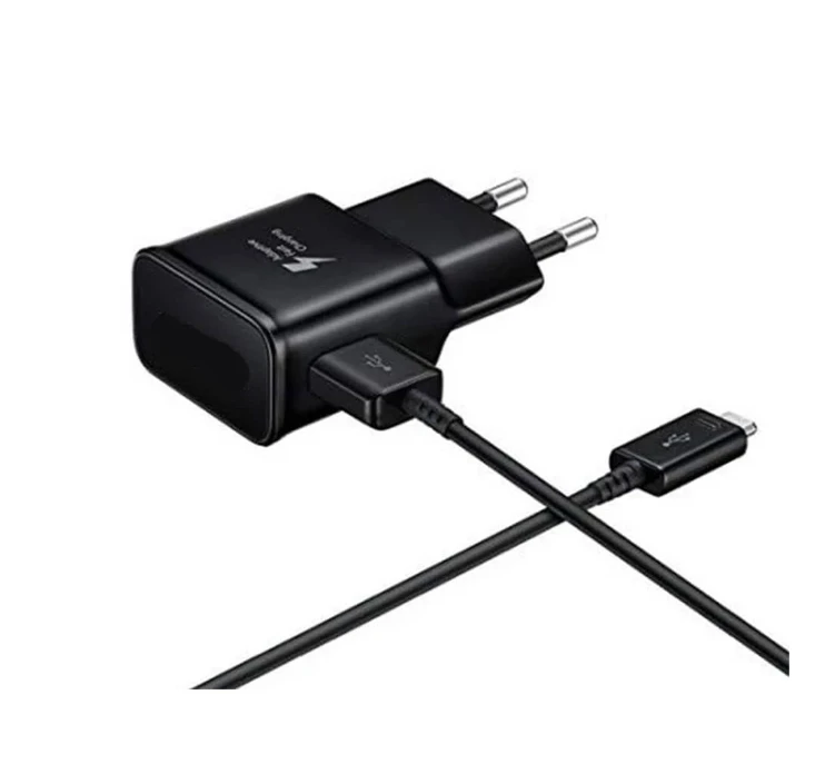 Combo Set Of 15w Qc3.0 Eu/us Quick Charger & Usb-c Data Cable, Samsung Phone Cha
