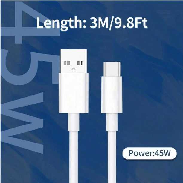 3M USB C Cable 5A Fast Charging Cable,USB A To Type C Charger Cable Cord For Sam